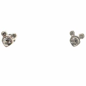 Disney Mickey Mouse April Birthstone Stud Earrings